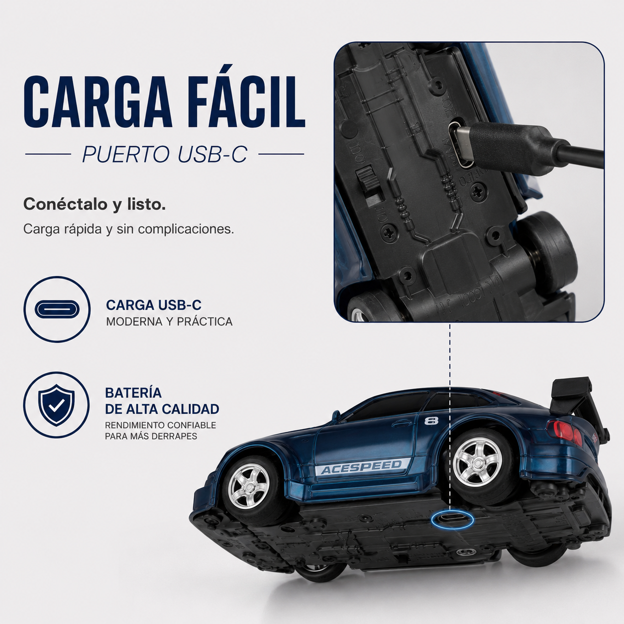 Mini Coche Drift + Control de Precisión